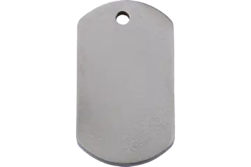 Red Dingo Titanium Pet ID Tag