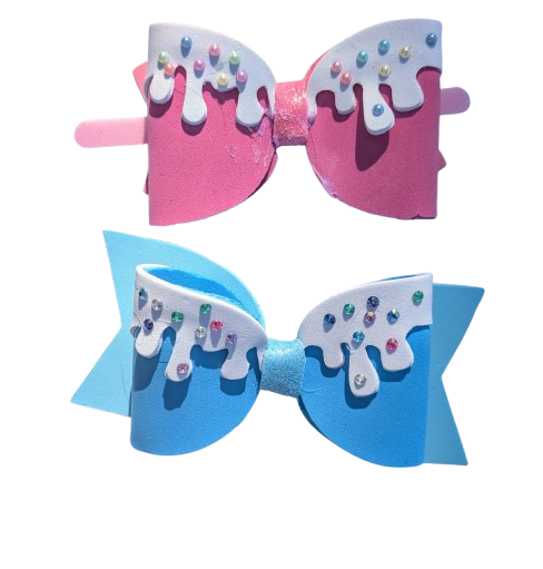 Sparky & Co Birthday Cake Bow Collar Charm