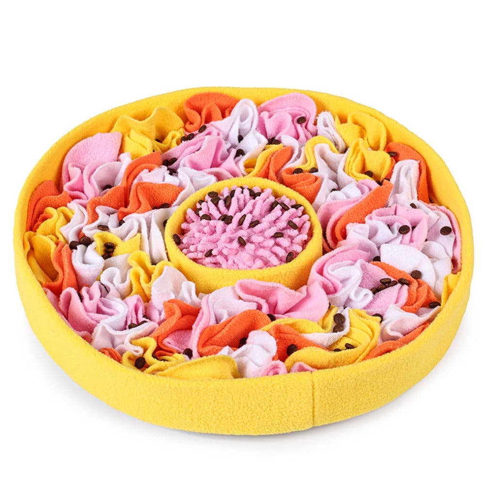 Cheerhunting Snuffy Colorful Dog Hide Food Bowl