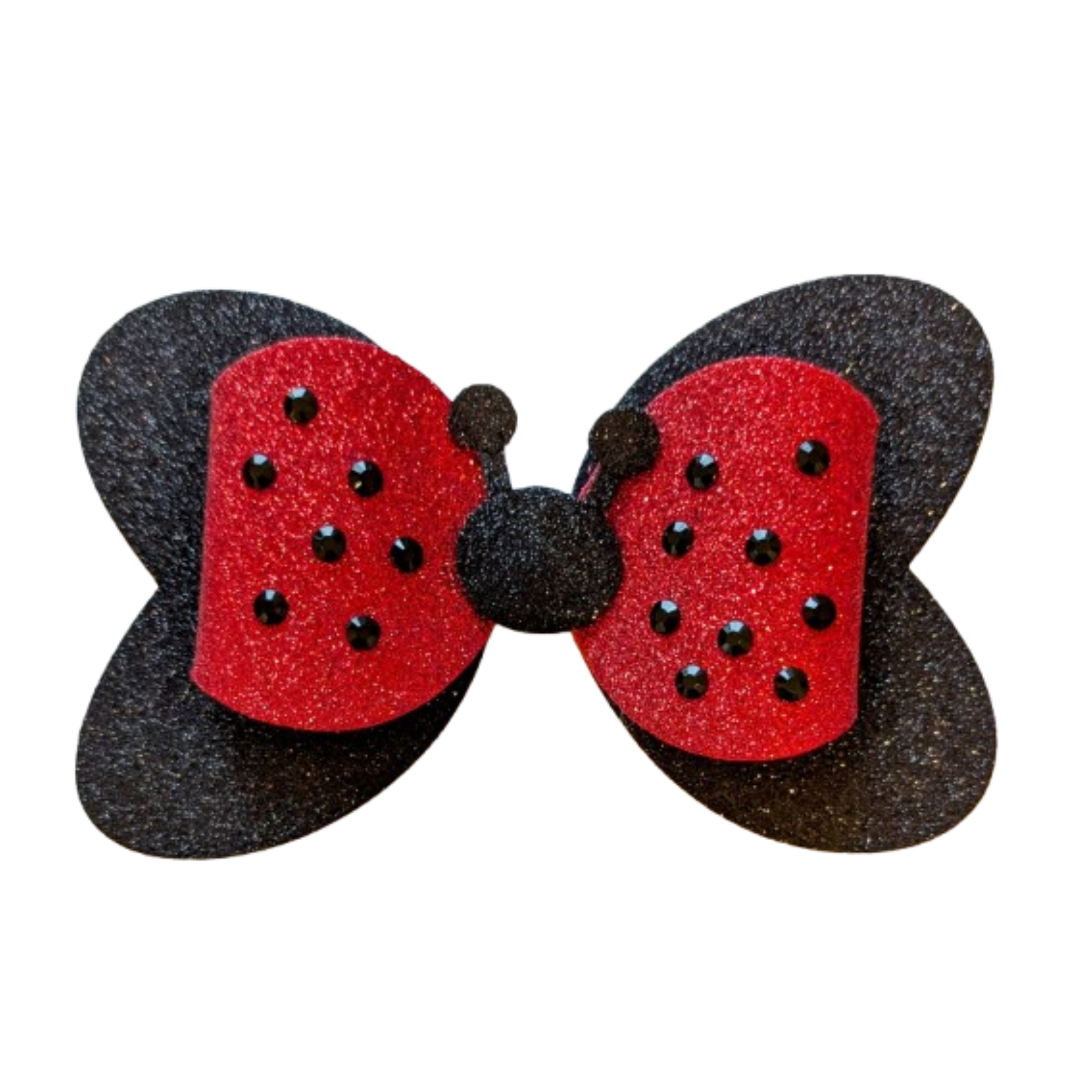 Sparky & Co Ladybug Bow Collar Charm