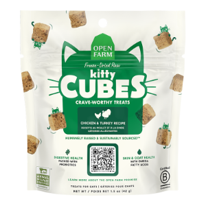 Open Farm Cat Freeze-Dried Raw Kitty Cubes Treats