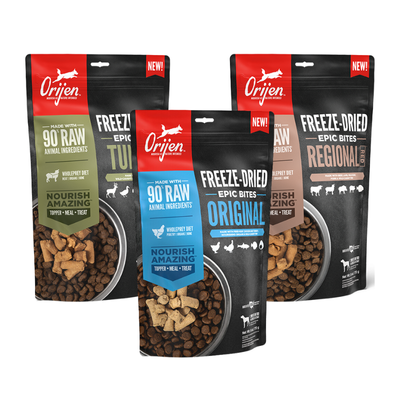 Orijen Freeze-Dried Epic Bites 6oz Dog Treats