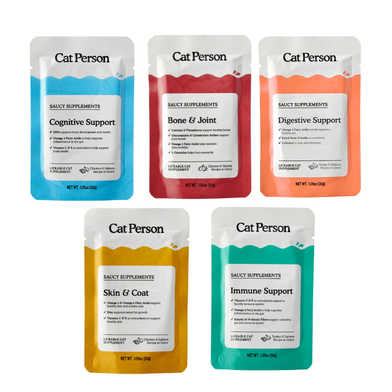 Cat Person Supplemental Toppers for Cats