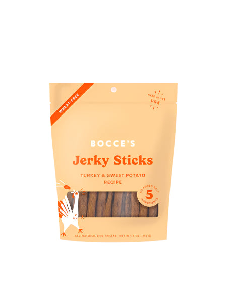 Bocce's Bakery Grazers Jerky Sticks Dog Treats 4oz