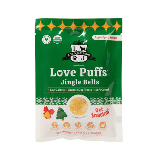 Lord Jameson Holiday Love Puffs Organic Dog Treats