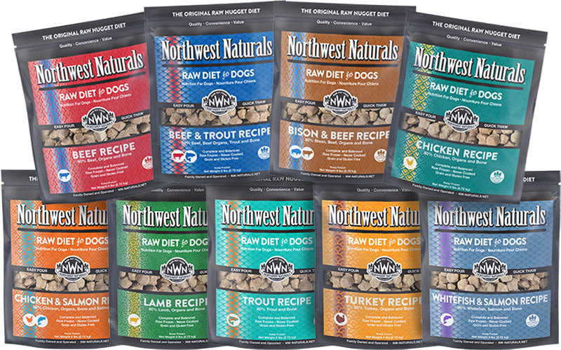 Northwest Naturals Raw Frozen Nuggets Dog Food 6LB