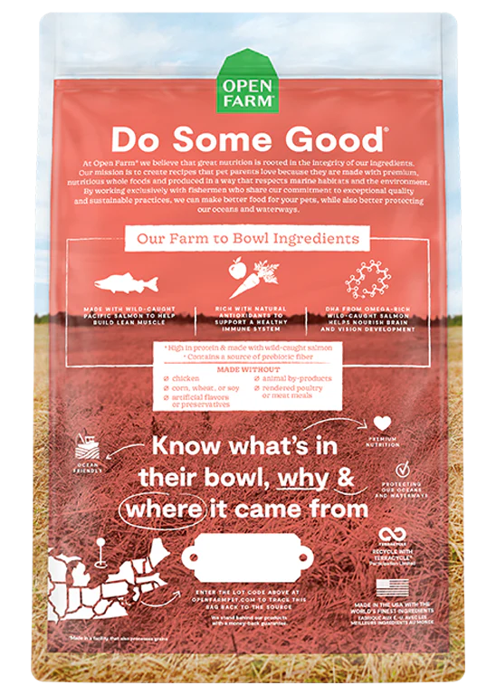 Open Farm Grain-Free Puppy Salmon Recipe Dry Dog Food