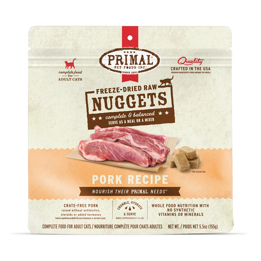 Primal Raw Freeze-Dried Pork Cat Food