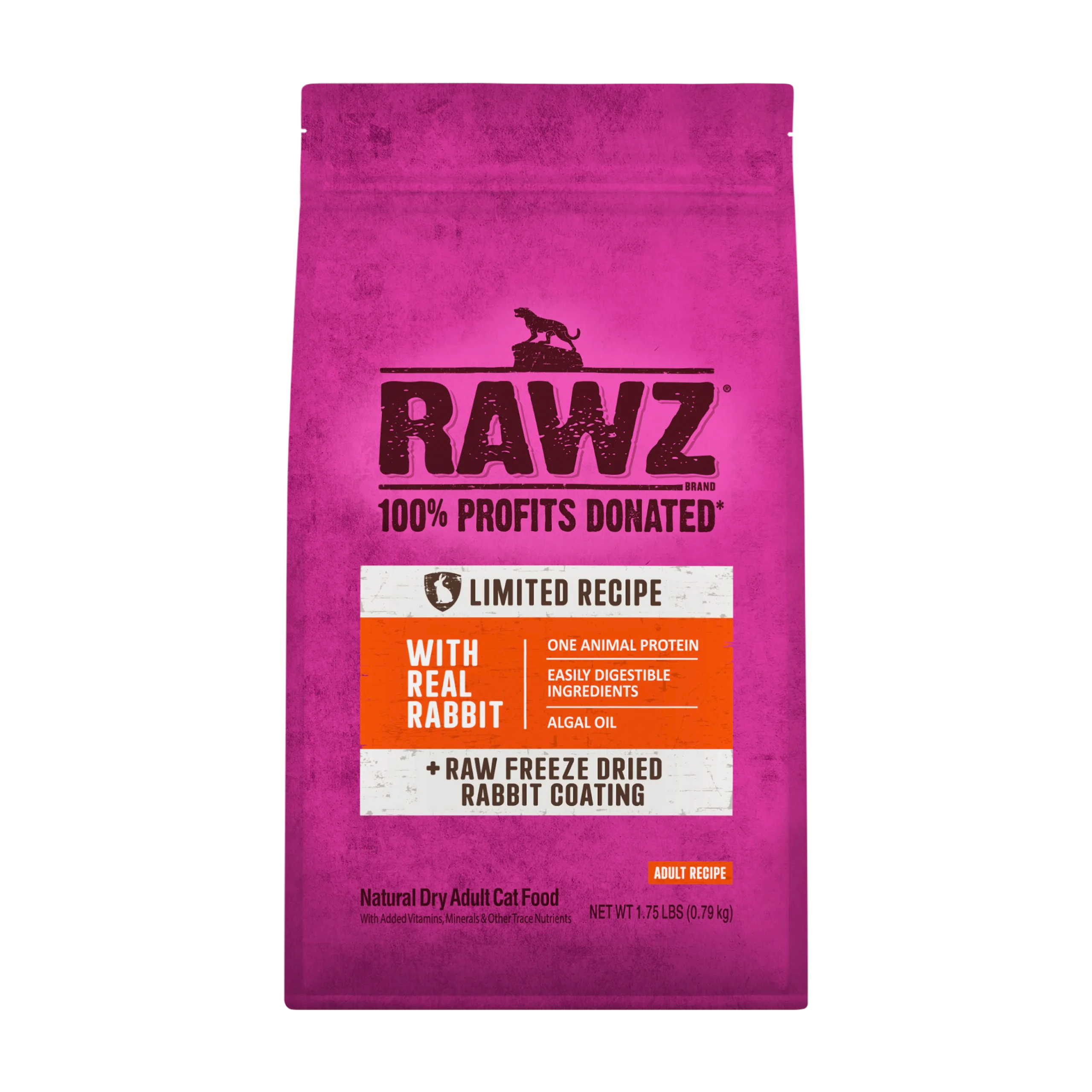 Rawz Real Rabbit Limited Ingredient Dry Cat Food