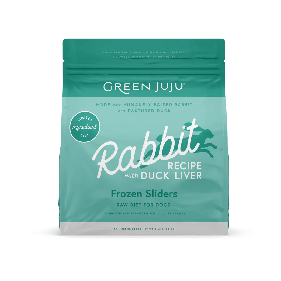 Green Juju Frozen Raw Food Diet Rabbit Recipe