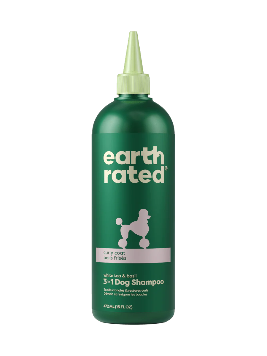 Earth Rated Grooming Curly Coat 3-in-1 Dog Shampoo