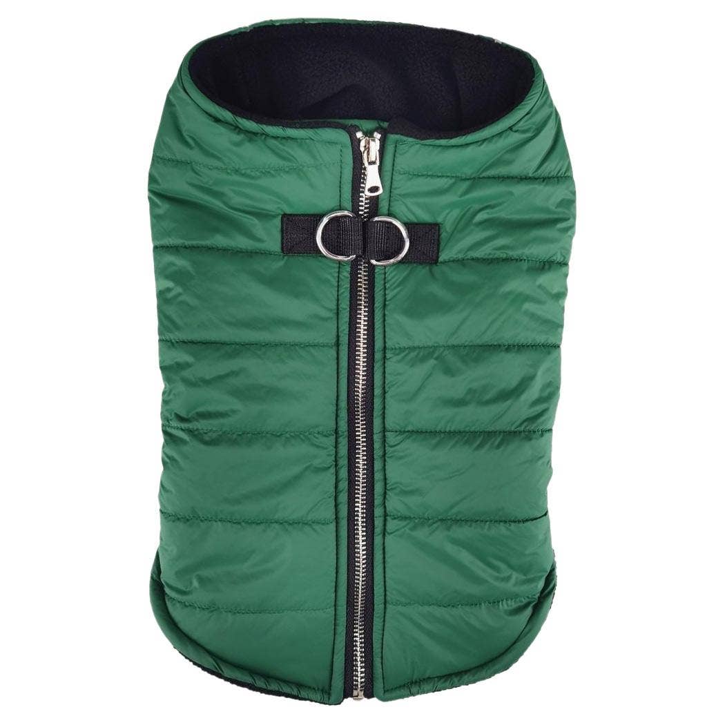 Doggie Design Zip-up Puffer Vest Dog Coat