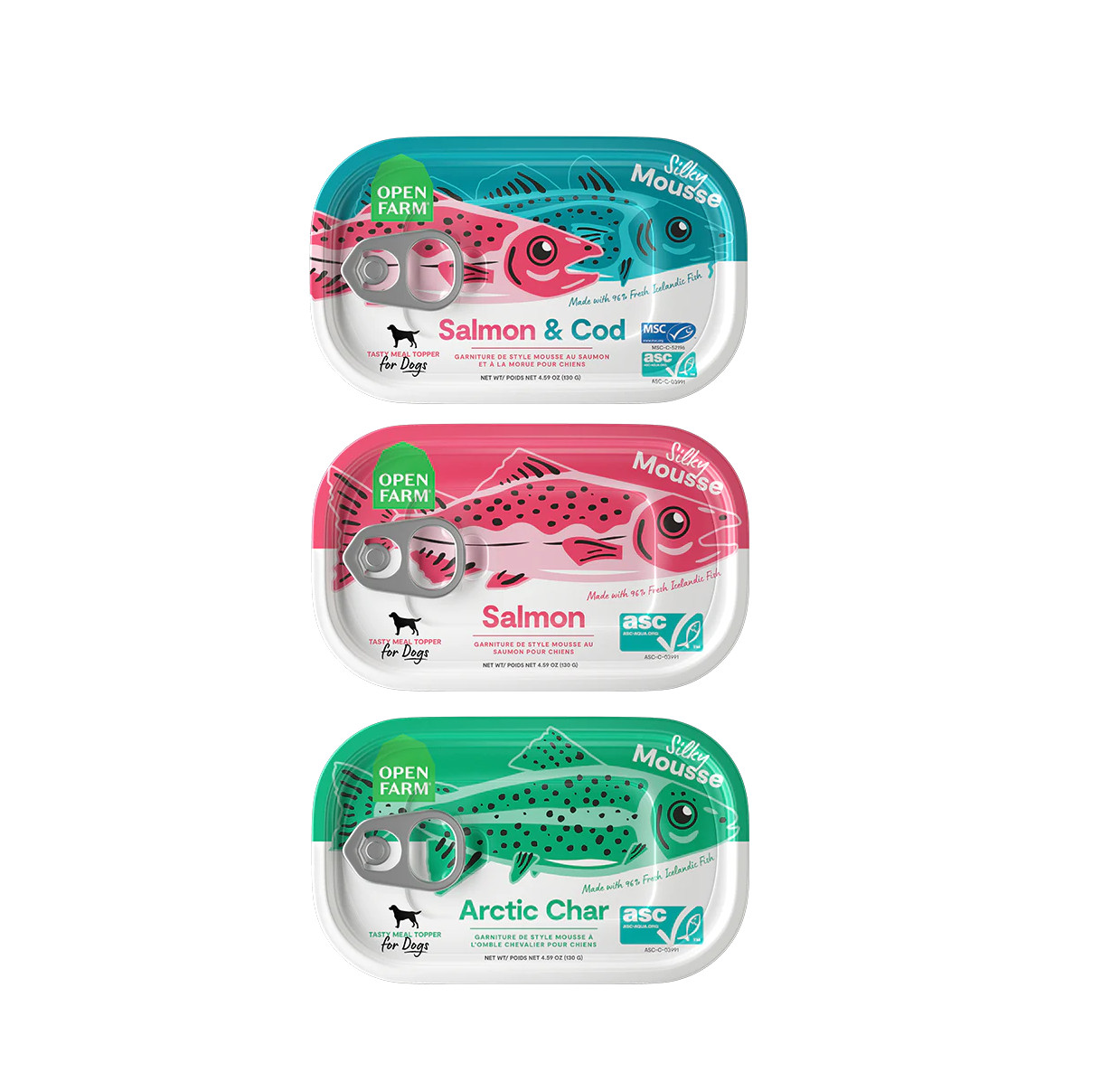 Open Farm Fish Toppers for Dogs 4.59oz