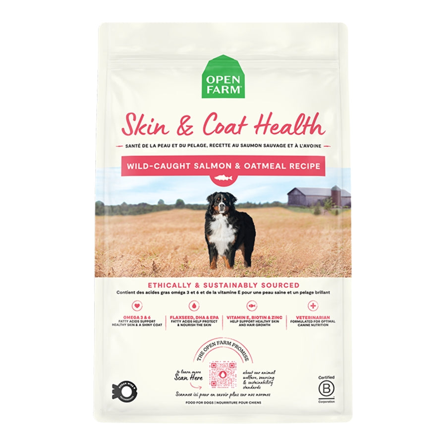 Open Farm Skin & Coat Health Wild-Caught Salmon & Oatmeal Dry Dog Food