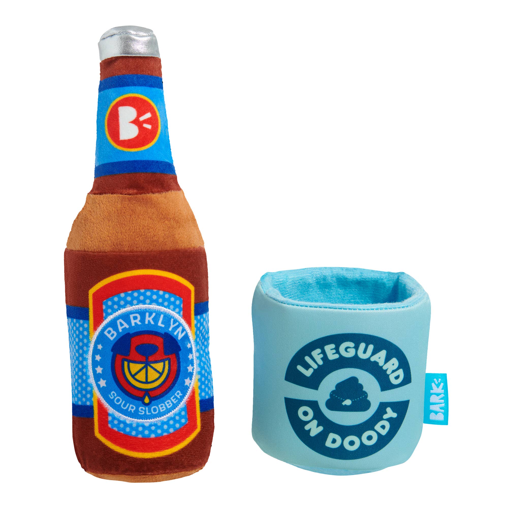 BARK Boozy Doody Koozie Plush Dog Toy