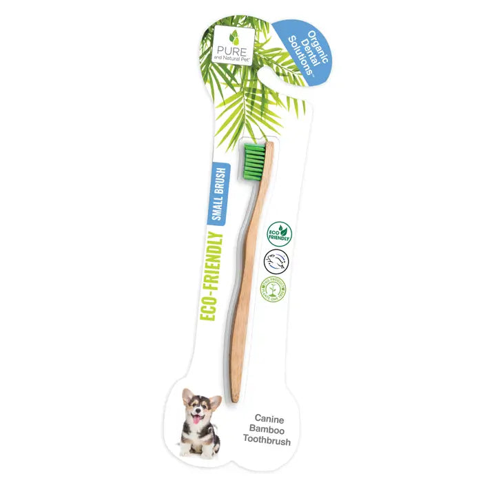 Pure and Natural Pet Organic Dental Solutions Bamboo Brush