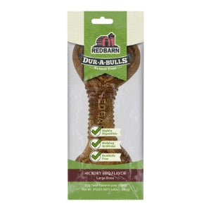Redbarn Dur-A-Bulls Dental BBQ Bone Large Dog Treat