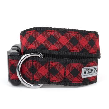 The Worthy Dog Bias Buffalo Plaid Collection Collars
