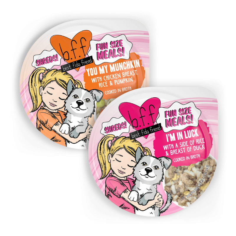 Weruva B.F.F. Fun Sized Meals Canned Dog Food 2.75oz Cup