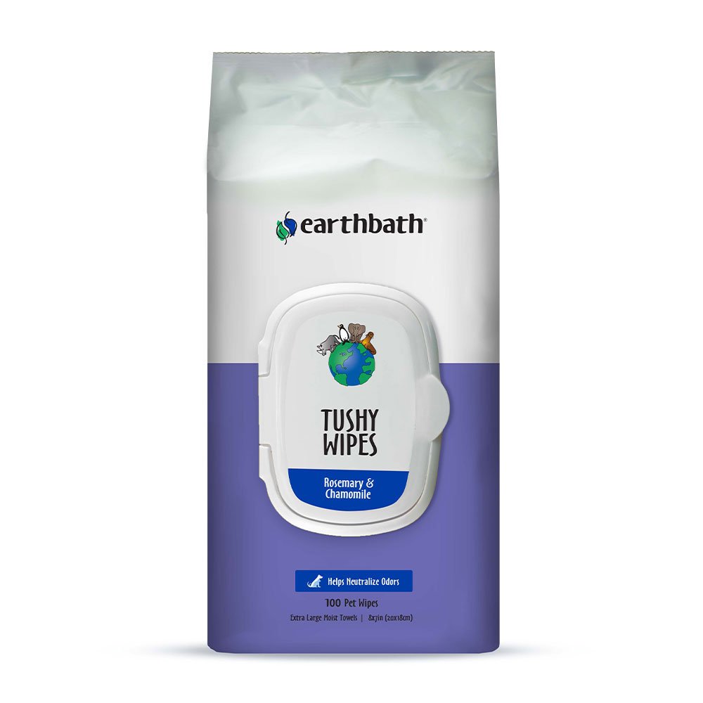 Earthbath Grooming Tushy Wipes
