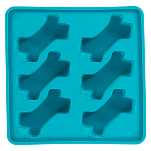 Messy Mutts Framed "Spill Resistant" Silicone Popsicle Mold 9.5"x9.5" Blue - Paw Naturals