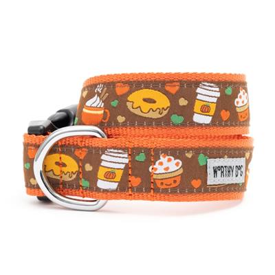 The Worthy Dog Pumpkin Spice Collection Collar