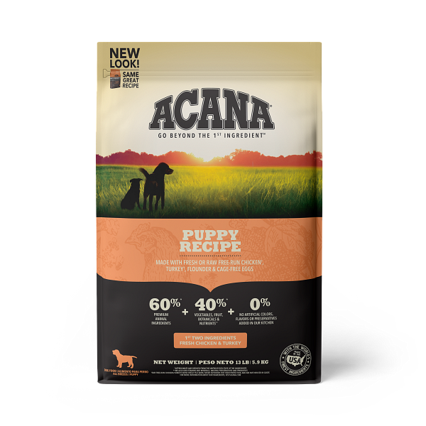 Acana Heritage Puppy & Jr Dry Dog Food 13lb - Paw Naturals