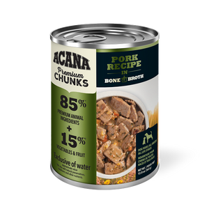 Acana Premium Chunks Canned Dog Food Pork - Paw Naturals