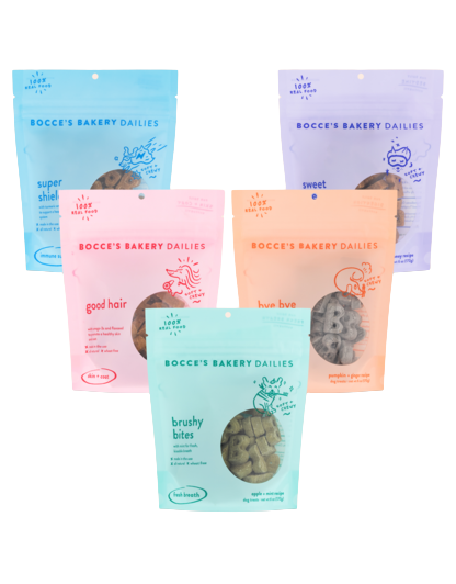 Bocce's Bakery Dailies Recipe Soft & Chewy Functional Dog Treats 6oz