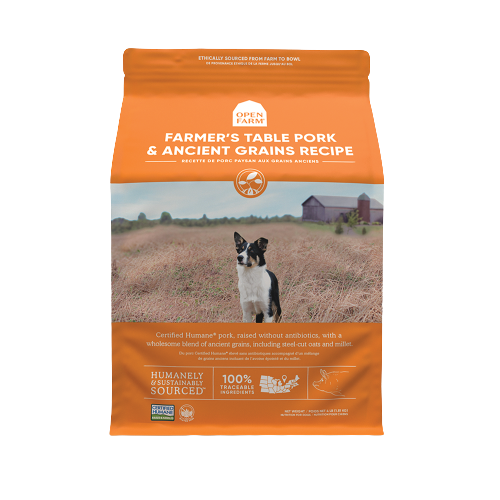 Open Farm Ancient Grain Farmer's Table Pork Recipe Dry Dog Food 4.5lb - Paw Naturals