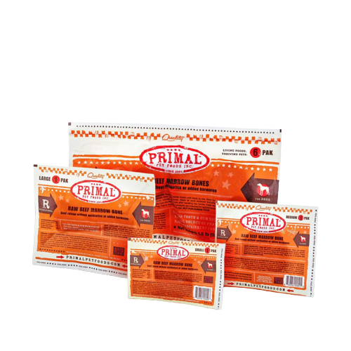 Primal Frozen Beef Marrow Bone - Paw Naturals