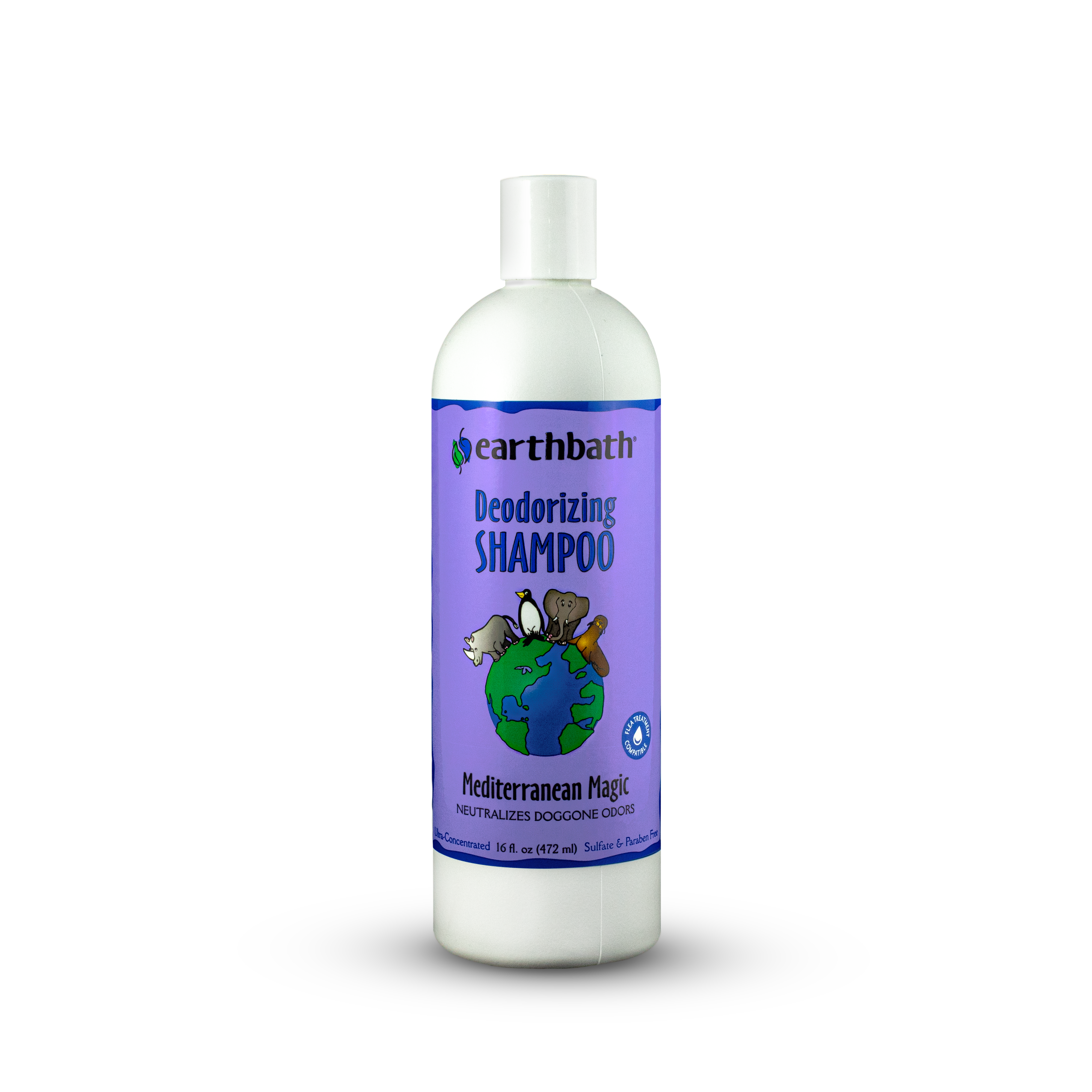 Earthbath Deodorizing Shampoo Mediterranean Magic 16oz