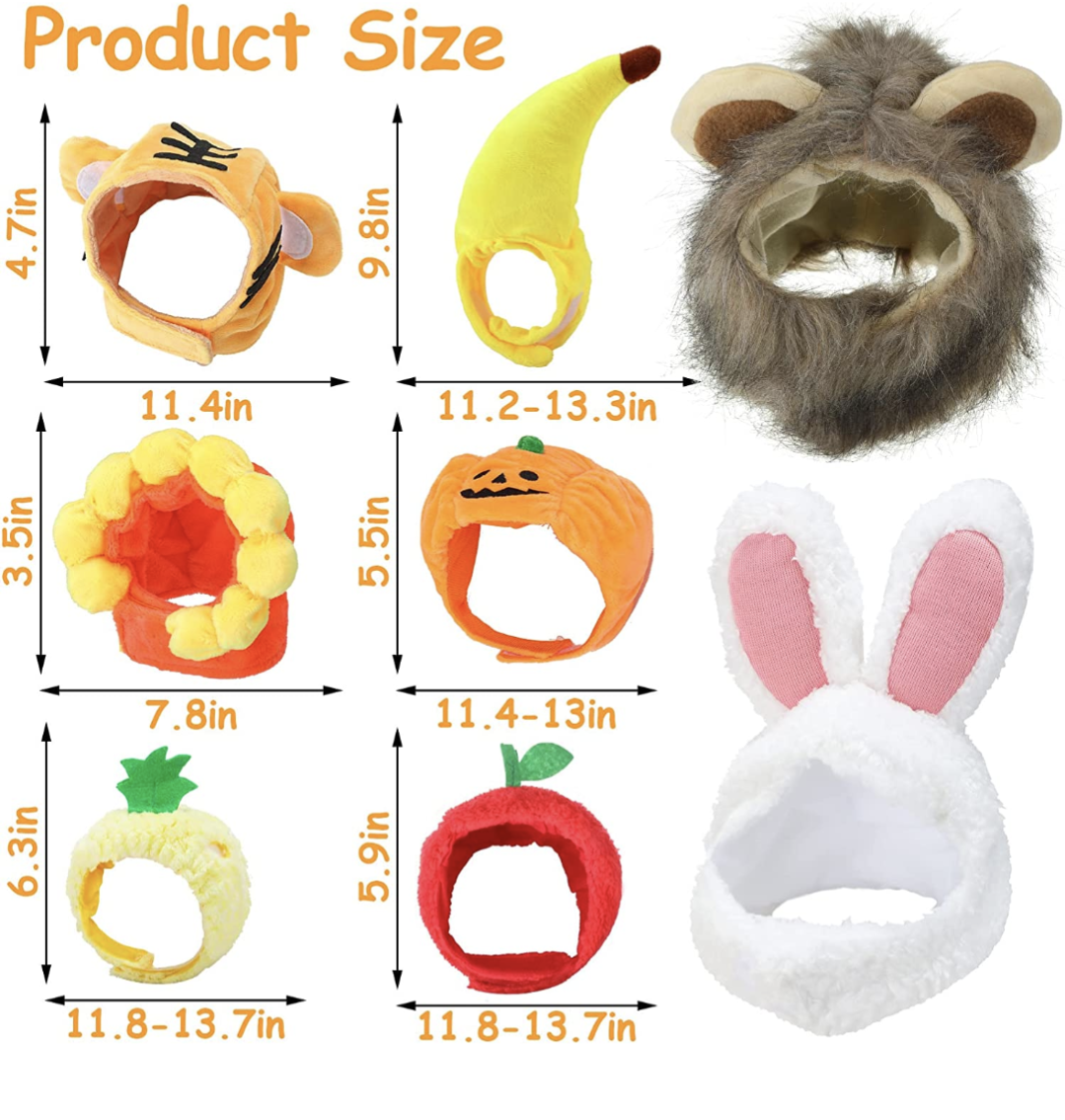 Sparky & Co Plush Halloween Hat Pet Costume