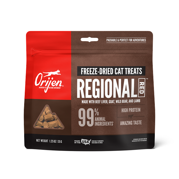 Orijen Freeze-Dried Regional Red Cat Treat 1.25oz - Paw Naturals