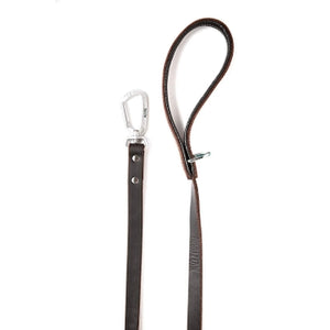 Mighty Paw Leather 6' Dog Leash - Paw Naturals