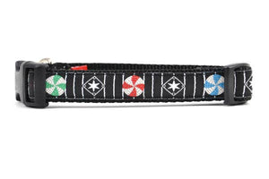 Six Point Pet Chicago Northside/Southside Collar & Leash in Pinwheels Small - Paw Naturals