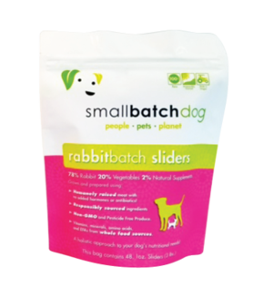 Smallbatch Dog Rabbitbatch Raw Frozen Food