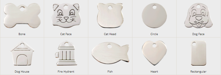 Red Dingo Stainless Steel Pet ID Tag - Paw Naturals