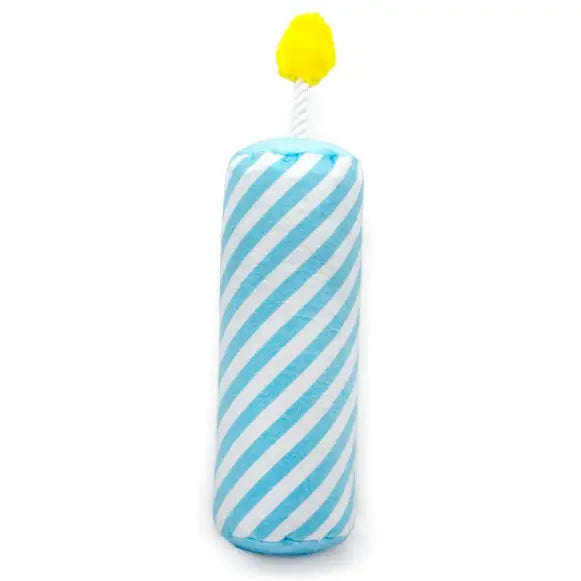 ThoozyPet Birthday Candle Plush Dog Toy with Rope 16"