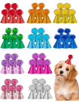 Sparky & Co 3.5" Mini Glitter Birthday Party Celebration Hats