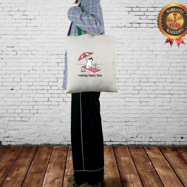 Sparky & Co Printed Canvas Tote