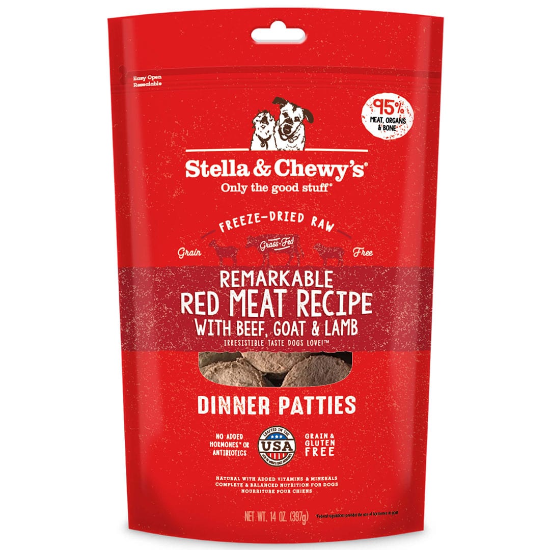 Stella & Chewy's Red Meat Dinner Patties Raw Freeze-Dried Dog Food