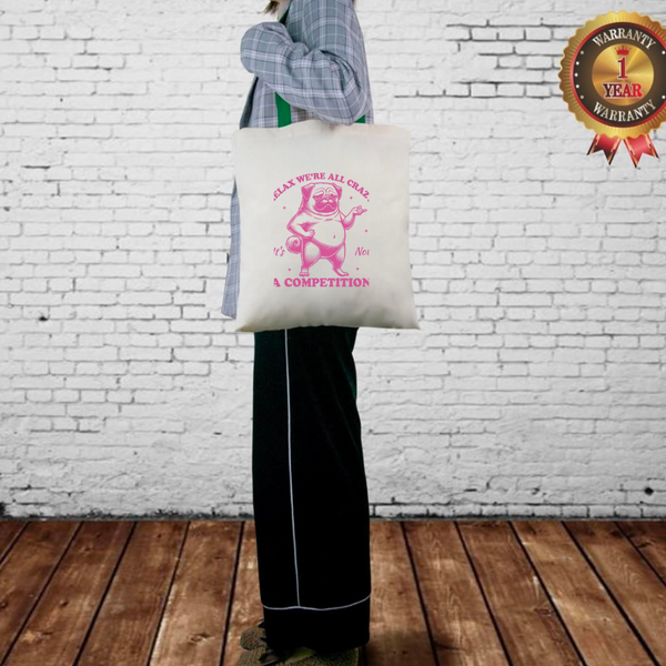 Sparky & Co Printed Canvas Tote