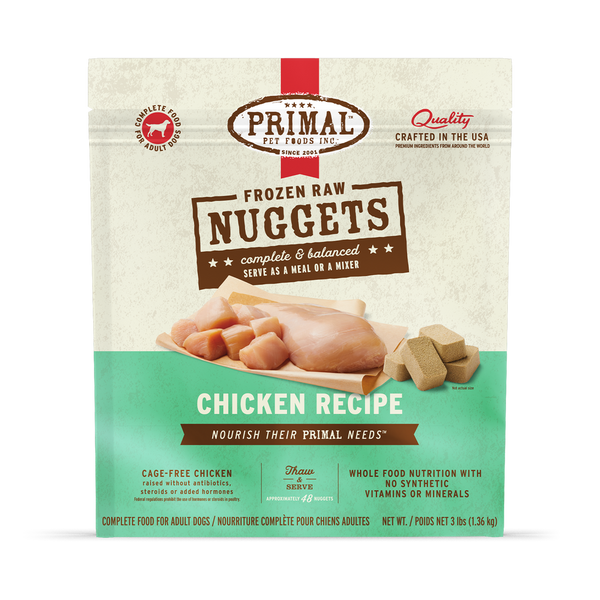 Primal Raw Frozen Chicken Dog Food