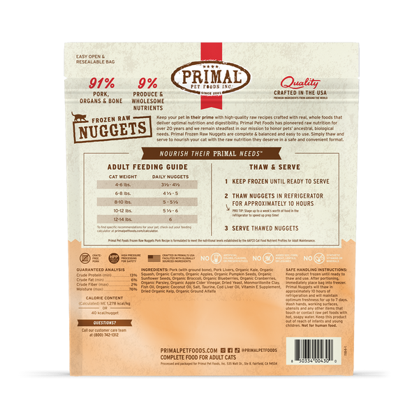 Primal Raw Frozen Cat Food
