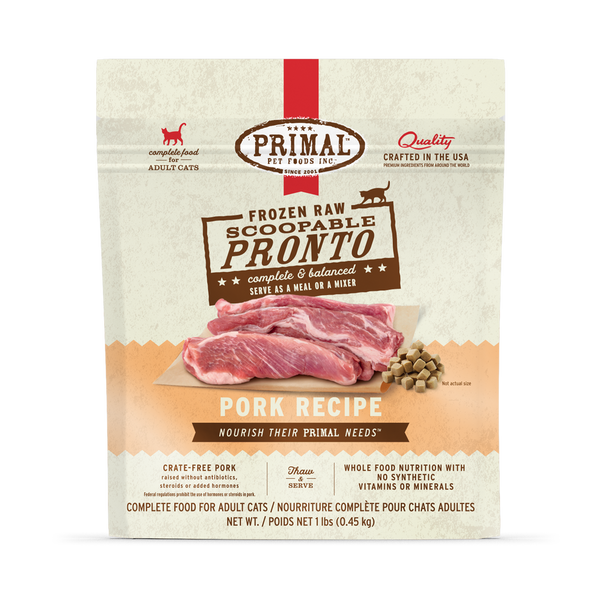Primal Pronto 1lb Raw Frozen Cat Food