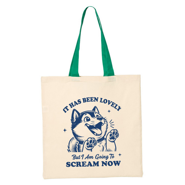 Sparky & Co Printed Canvas Tote