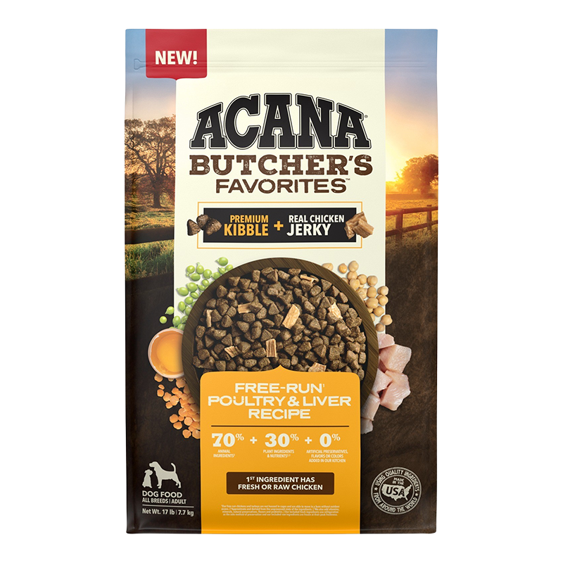Acana Butcher's Favorites Free-Run Poultry & Liver Dry Dog Food