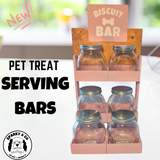 Sparky & Co Small Retro Candy Jar Pet Treat Serving Station