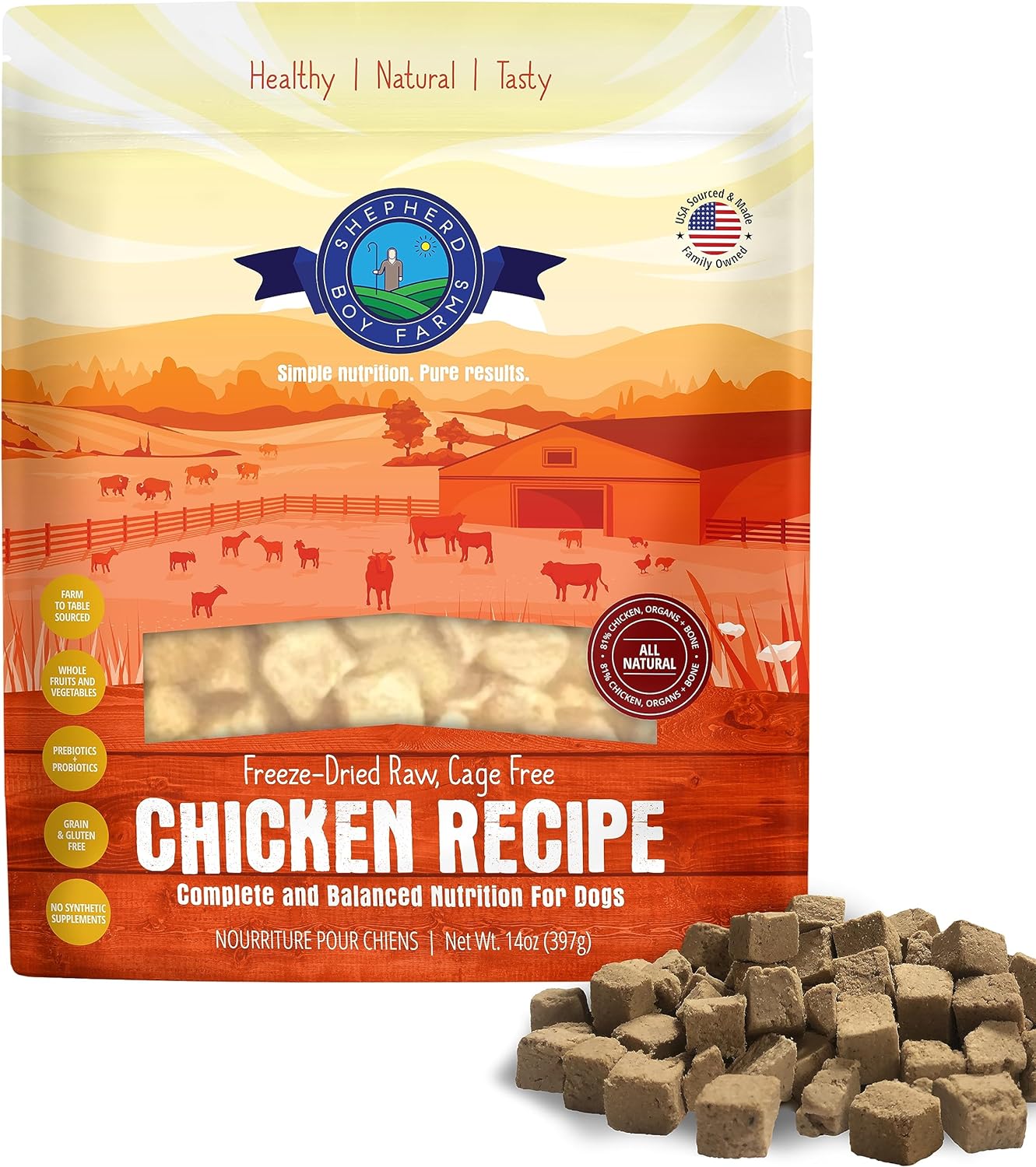 Shepherd Boy Farms Freeze-Dried Raw Dog Food